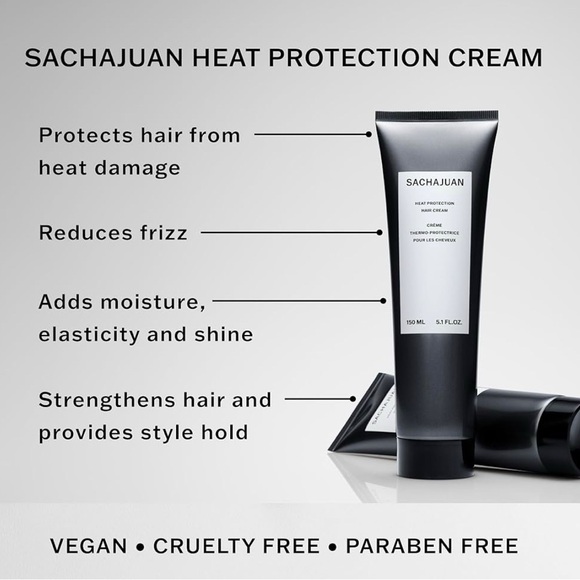 2/$35 NWT Sachajuan heat protection hair cream 5.1 FL OZ - Picture 3 of 6